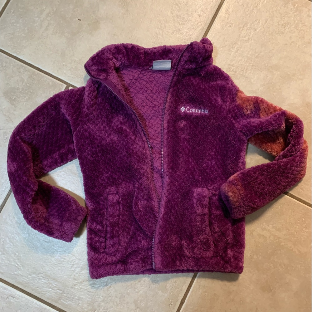 Girls Columbia zip up jacket